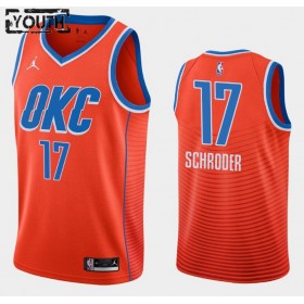 Dres Oklahoma City Thunder Dennis Schroder 17 2020-21 Jordan Brand Statement Edition Swingman - Dječji